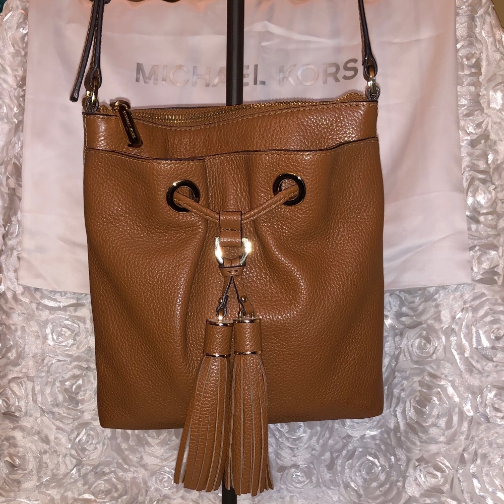 Michael Kors Brown Luggage Crossbody